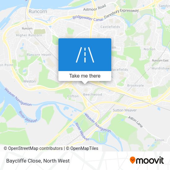Baycliffe Close map