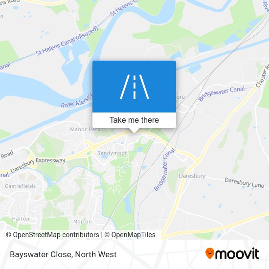 Bayswater Close map