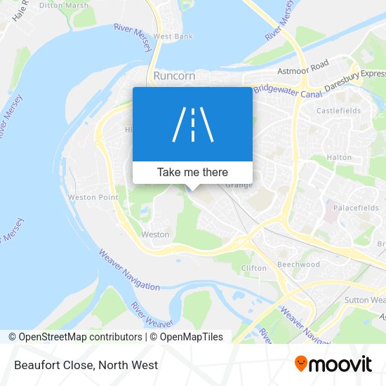Beaufort Close map