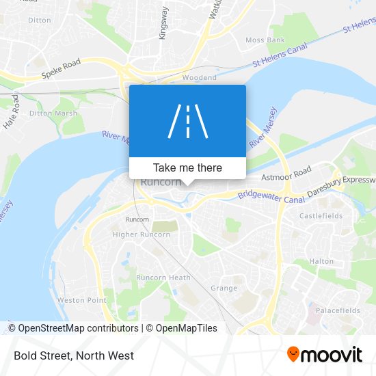 Bold Street map