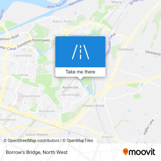 Borrow's Bridge map