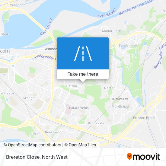Brereton Close map