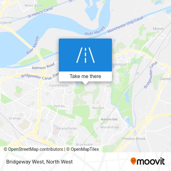 Bridgeway West map