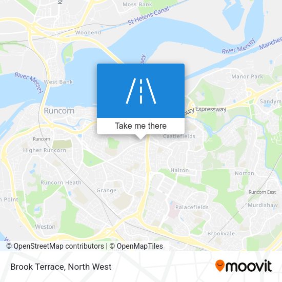 Brook Terrace map