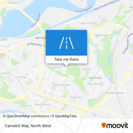 Camelot Way map