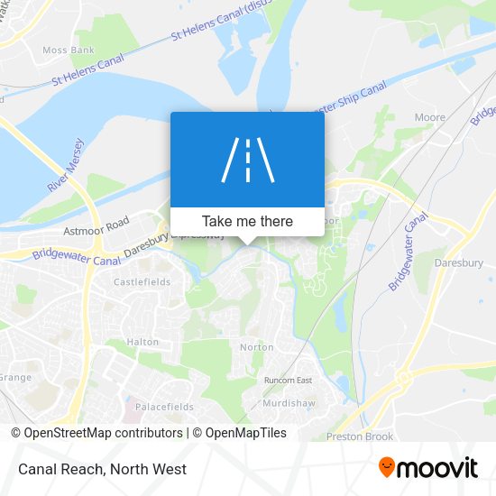 Canal Reach map