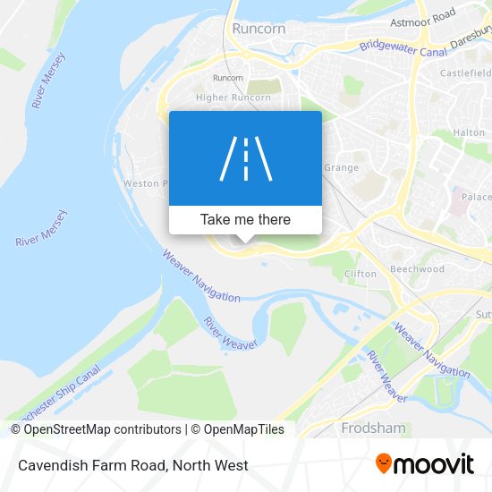 Cavendish Farm Road map