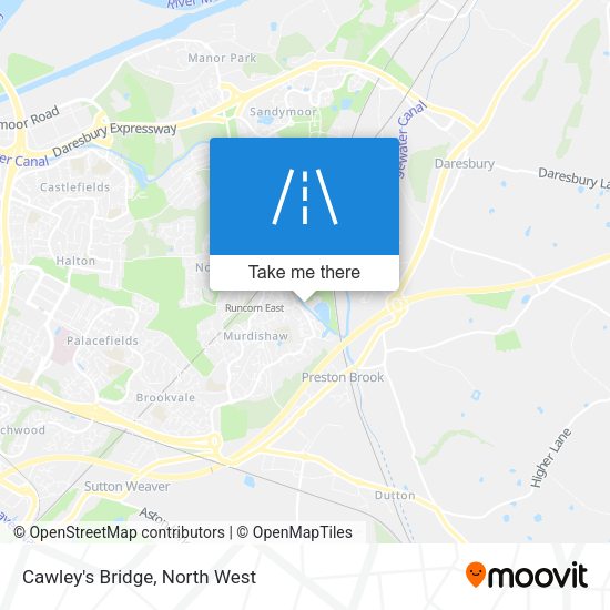 Cawley's Bridge map