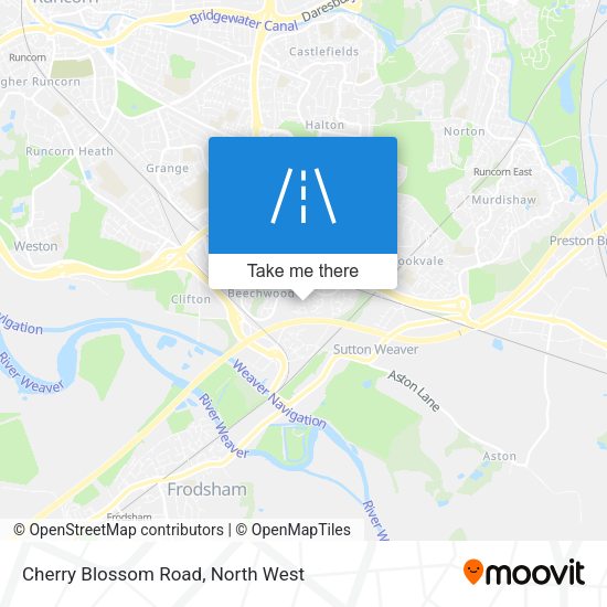 Cherry Blossom Road map