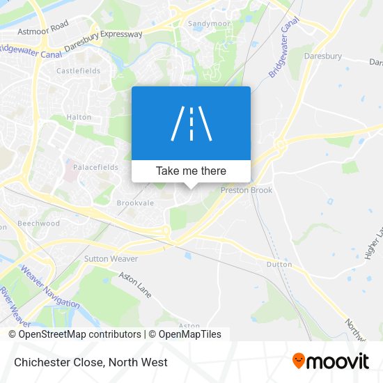 Chichester Close map