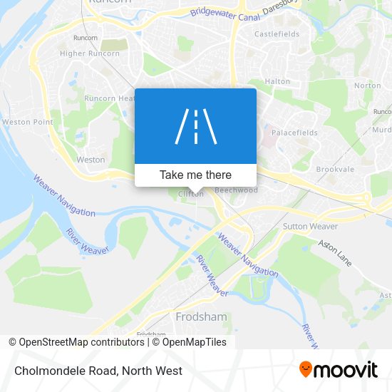 Cholmondele Road map