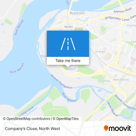 Company's Close map