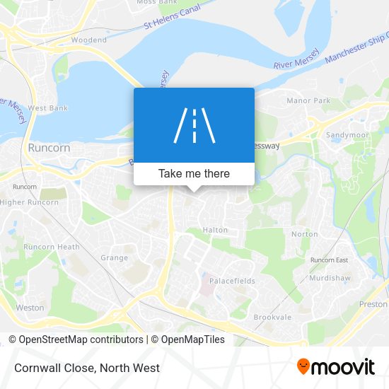 Cornwall Close map