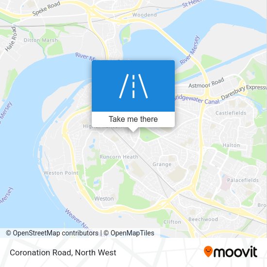 Coronation Road map