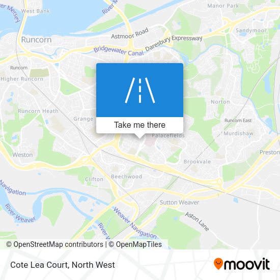 Cote Lea Court map