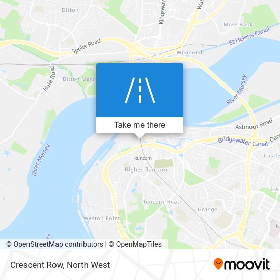 Crescent Row map