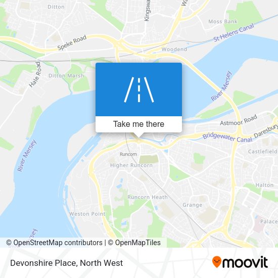 Devonshire Place map