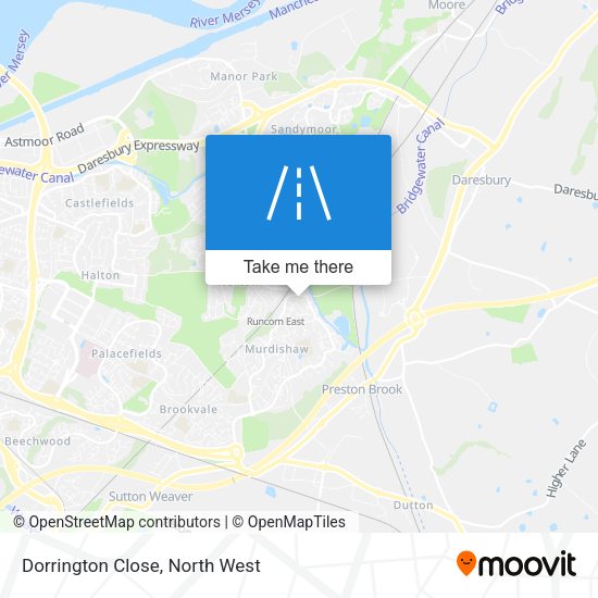 Dorrington Close map