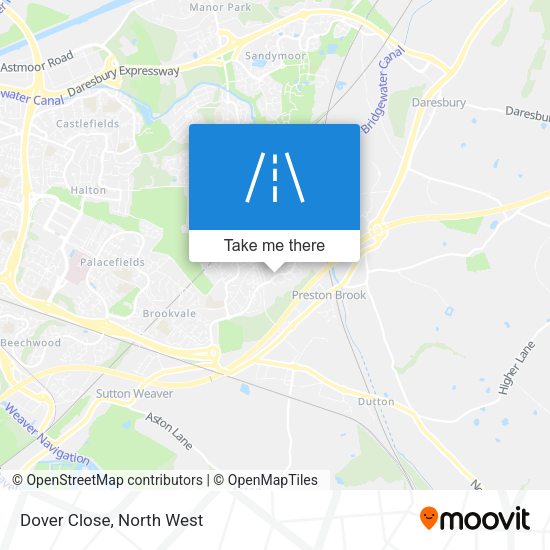 Dover Close map