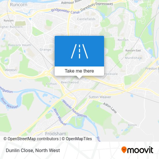 Dunlin Close map