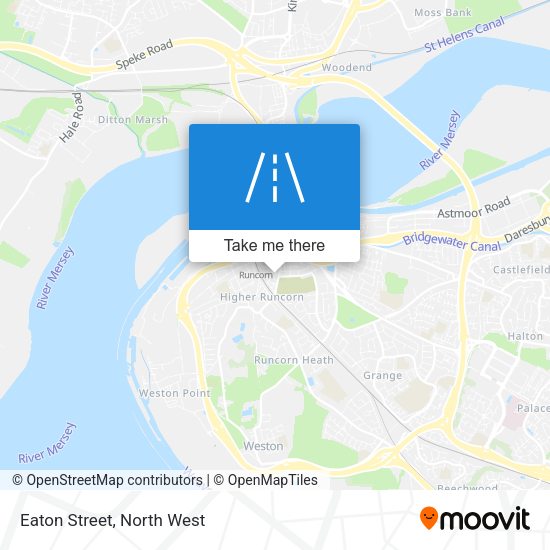 Eaton Street map