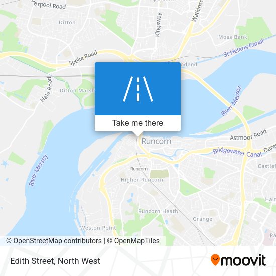 Edith Street map