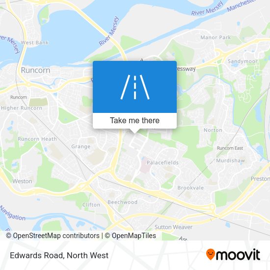 Edwards Road map