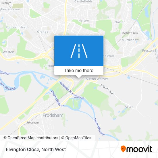 Elvington Close map
