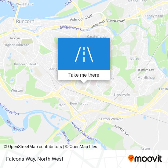 Falcons Way map