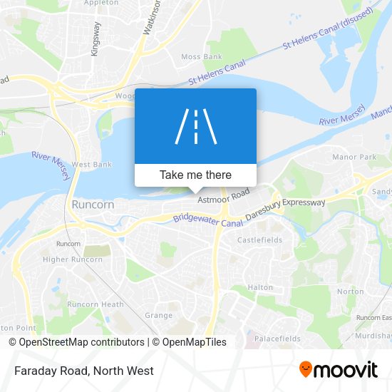 Faraday Road map