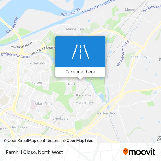 Farnhill Close map