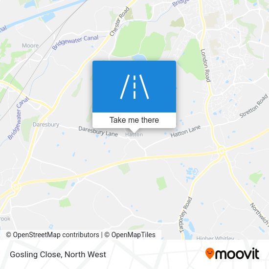 Gosling Close map