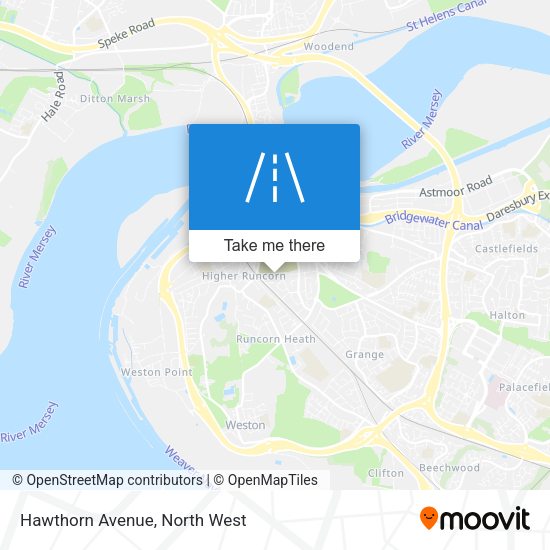 Hawthorn Avenue map