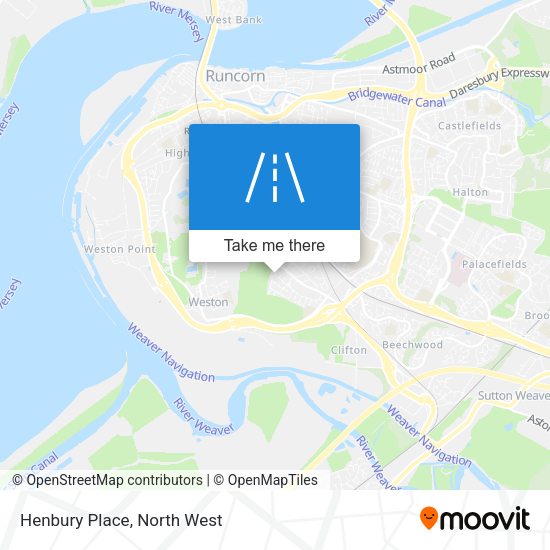 Henbury Place map