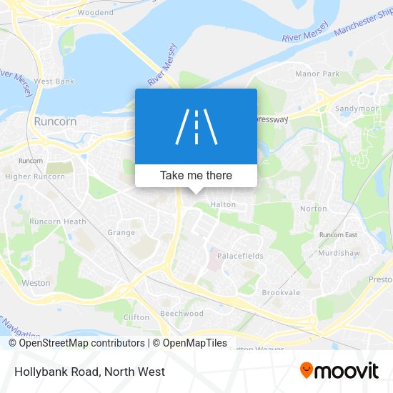 Hollybank Road map