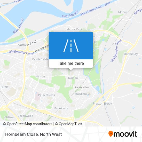 Hornbeam Close map