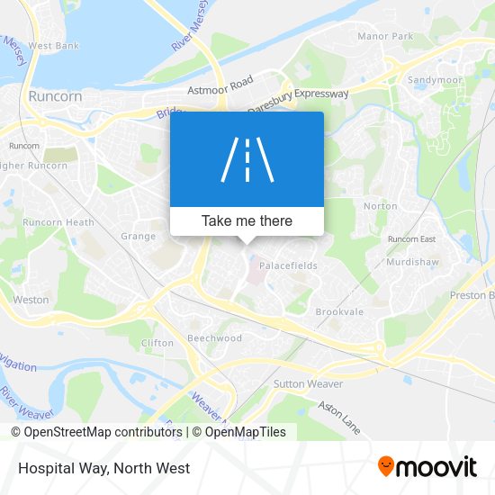 Hospital Way map