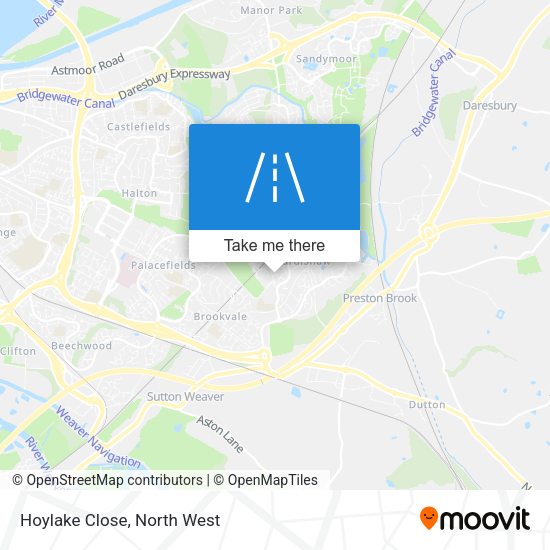 Hoylake Close map