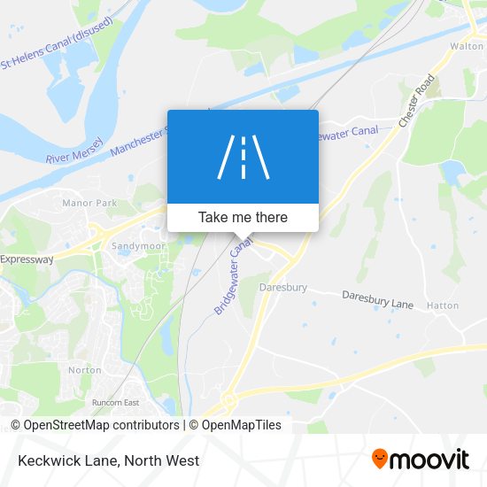 Keckwick Lane map
