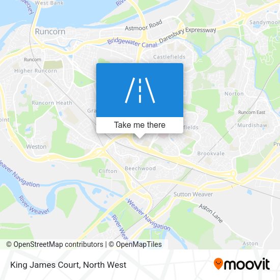 King James Court map