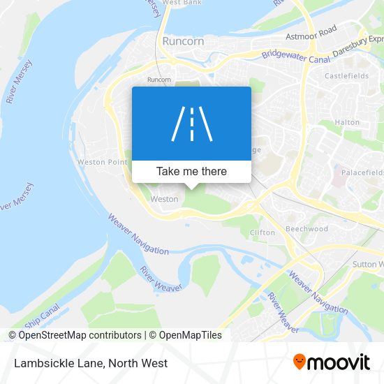 Lambsickle Lane map