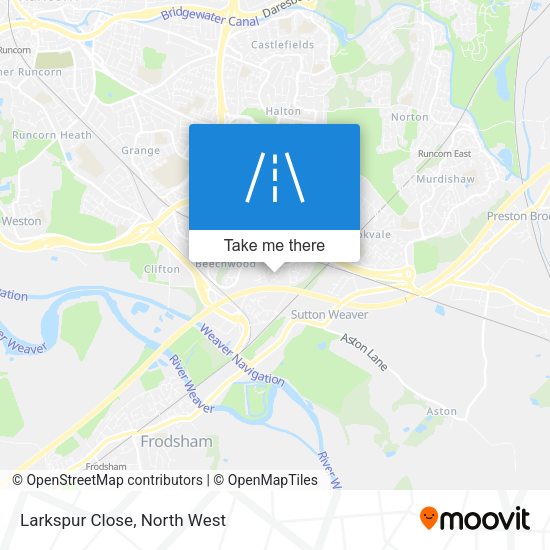 Larkspur Close map