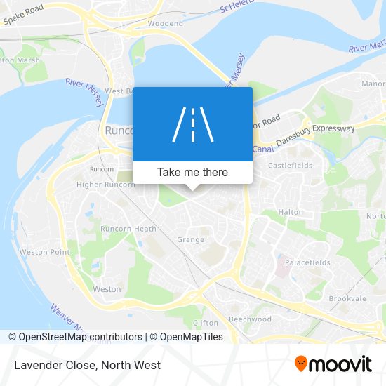 Lavender Close map
