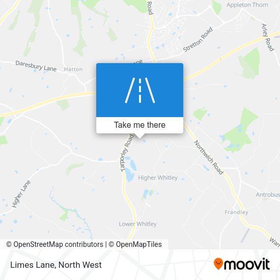 Limes Lane map