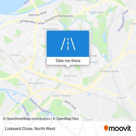 Liskeard Close map