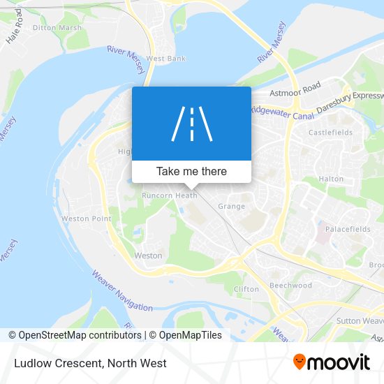 Ludlow Crescent map