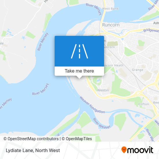 Lydiate Lane map