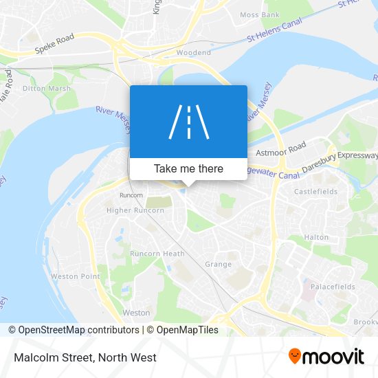Malcolm Street map