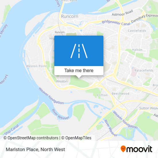 Marlston Place map