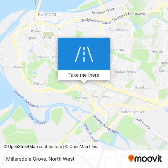 Millersdale Grove map